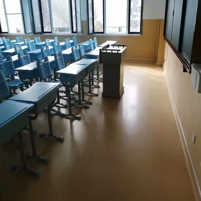 臨沂同質透心塑膠地板學校校園地板超91视频塑膠地板