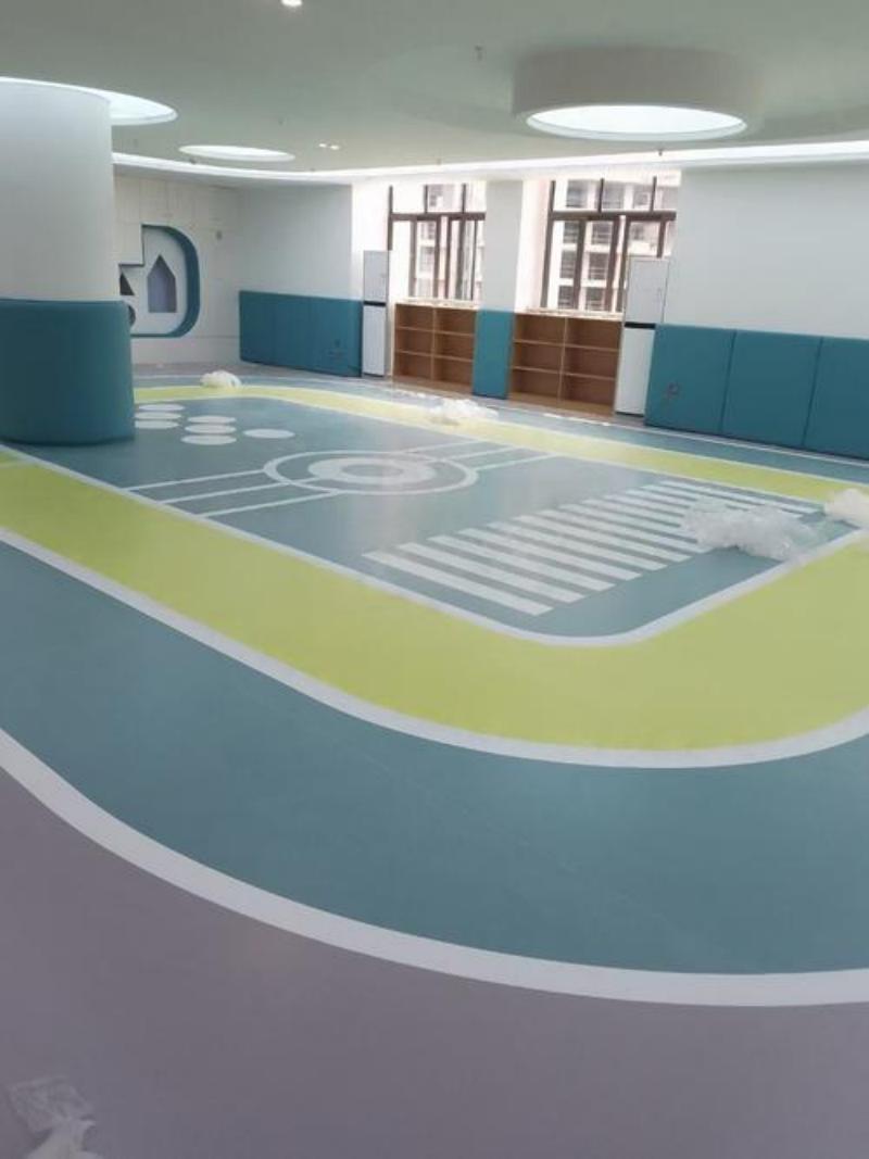 超91视频塑膠地板案例欣賞 |城陽寶龍城市廣場